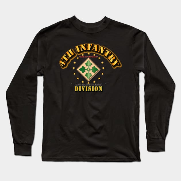 4th Infantry Division - The Ivy Division Long Sleeve T-Shirt by twix123844